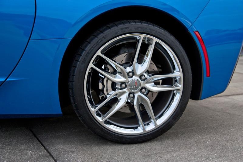 C7 Corvette Stingray Front / Rear Brake Caliper Covers - Polished Stainless Steel