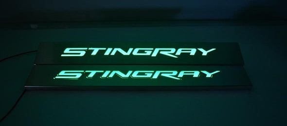 C7 Corvette Stingray Illuminated Replacement Door Sills