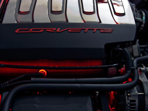 C7 Corvette Stingray LED Fuel Rail Cover Illumination Kit