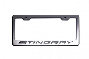 C7 Corvette Stingray | License Plate Frame | Brushed Black | Stingray
