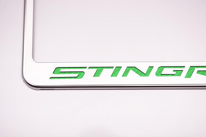 C7 Corvette Stingray License Plate Frame | Stingray Lettering