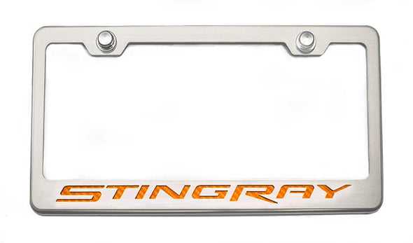 C7 Corvette Stingray License Plate Frame | Stingray Lettering