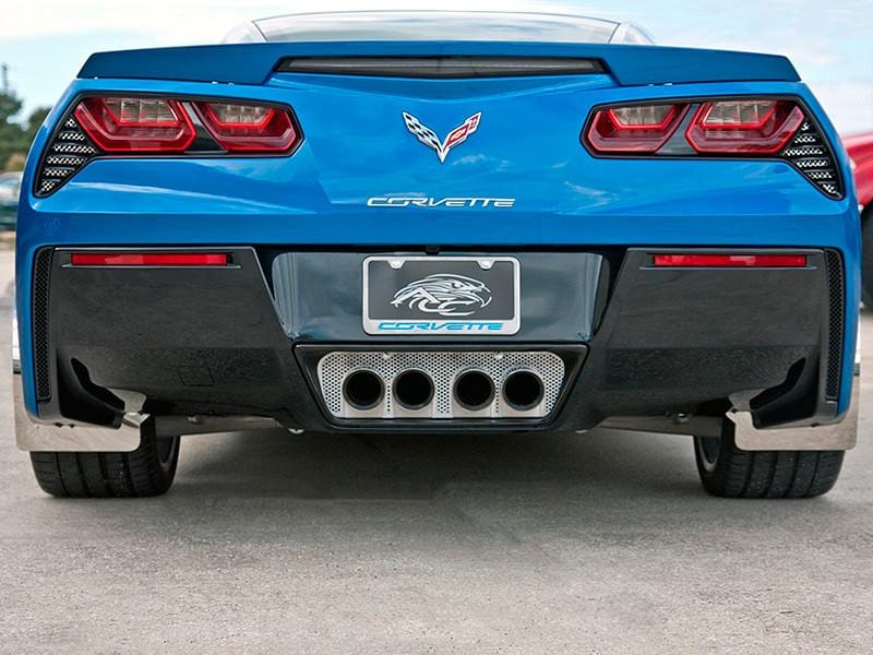 C7 Corvette Stingray | Perforated Illuminated Exhaust Filler Panel