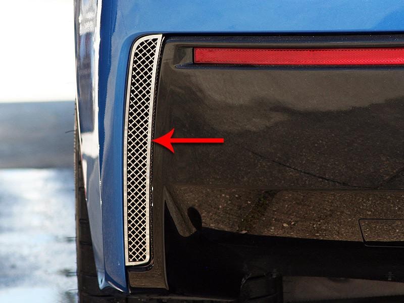 C7 Corvette Stingray Rear Valence Laser Mesh Vent Grills