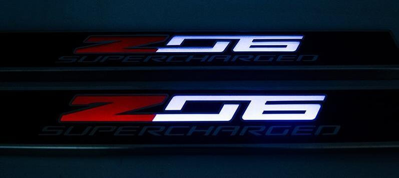 C7 Corvette Z06 Illuminated Replacement Door Sills