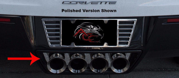 C7 Corvette Z06 / ZR1 / Grand Sport Carbon Fiber Exhaust Filler Panel - Illuminated Option