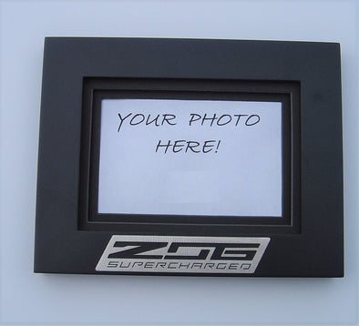 C7 Corvette Z06 Supercharged Emblem Picture Frame