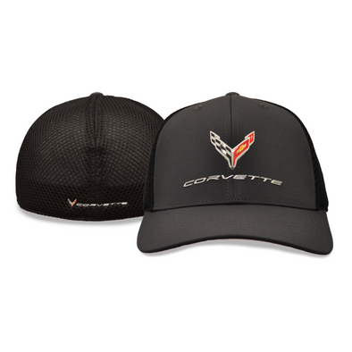 c8-corvette-charcoal-flex-fit-hat-cap