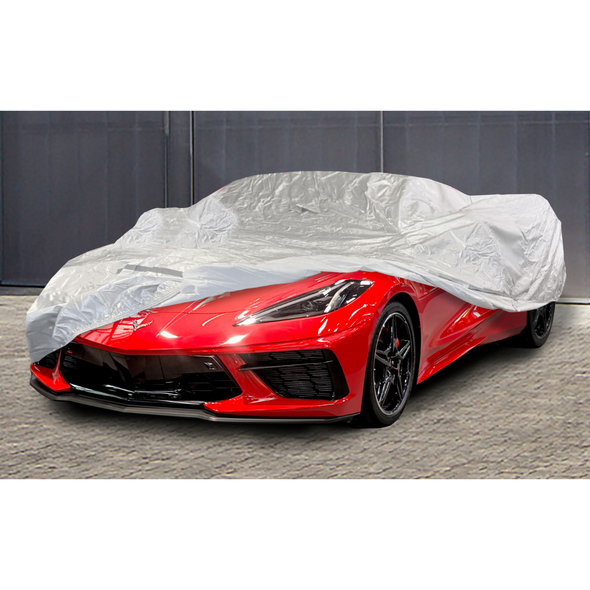 C8 Corvette Collector-Fit Car Cover and TireRest Bundle