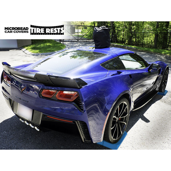 C8 Corvette Collector-Fit Car Cover and TireRest Bundle