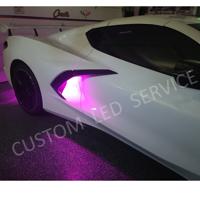 C8 Corvette Coupe Side Scoop Add-On LED Lighting Kit