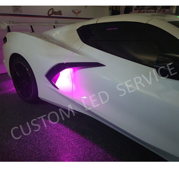 C8 Corvette Coupe Level 2 Exterior RGB Custom LED Light Kit System