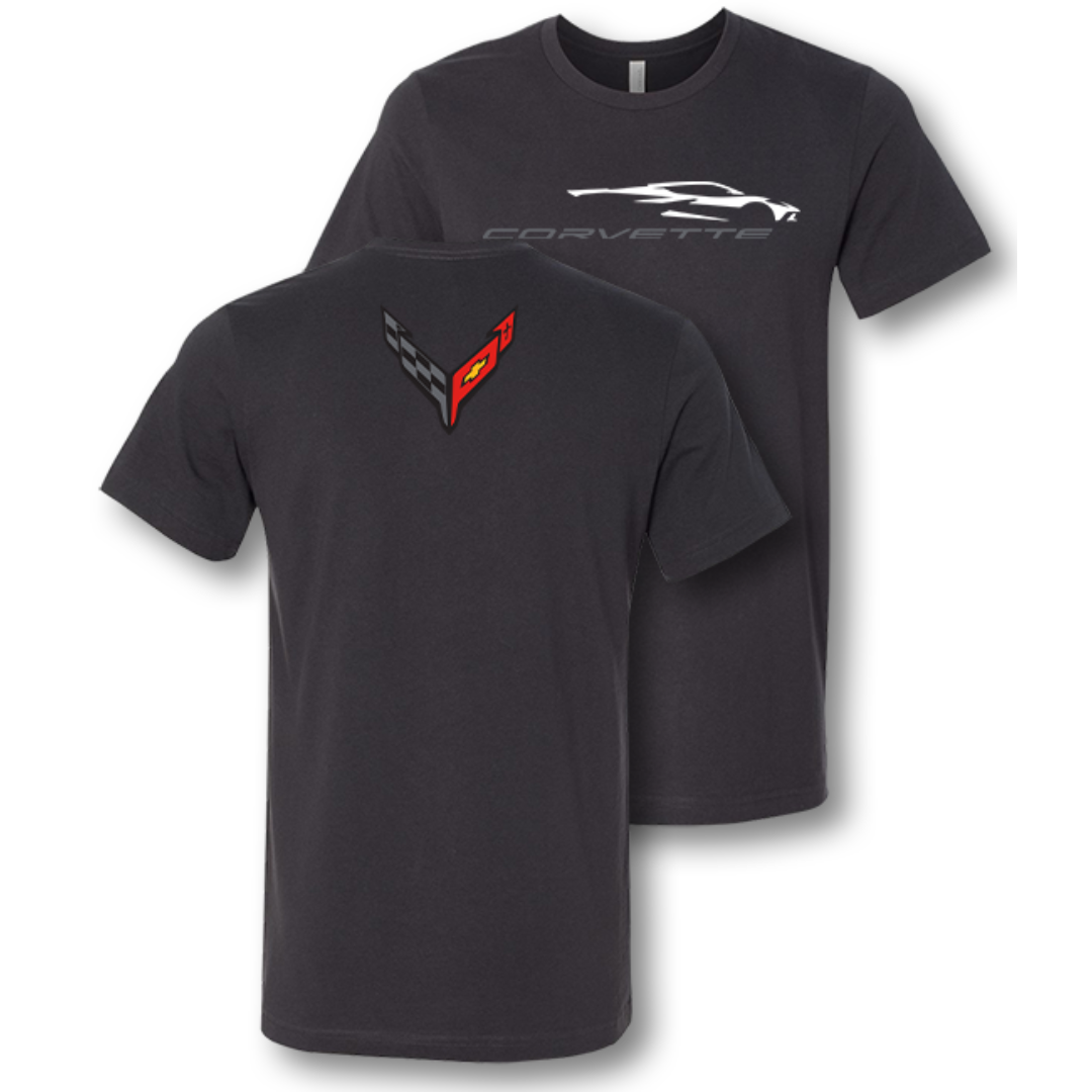 C8 Corvette Gesture Black T-Shirt