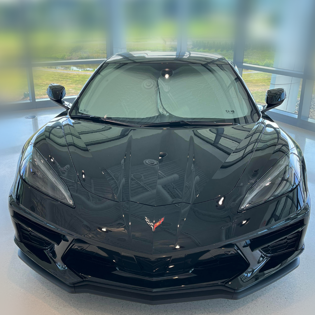 C8 top corvette sunshade