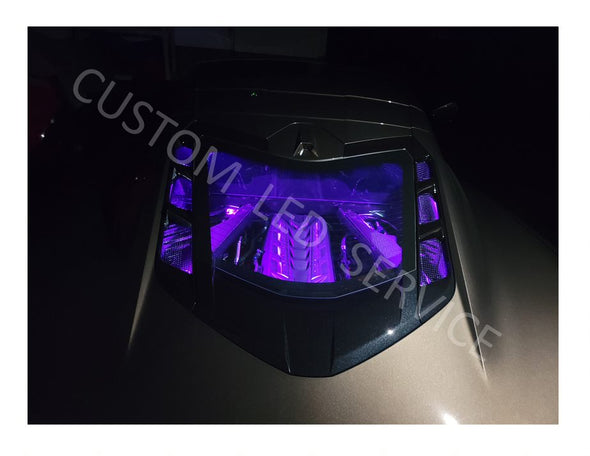 C8 Corvette Engine Bay Custom LED Lighting Kit