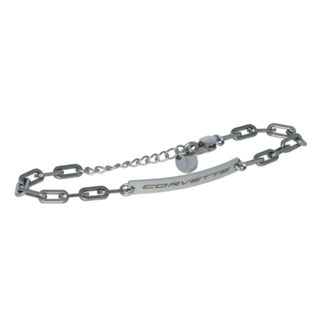 c8-corvette-script-paperclip-bracelet