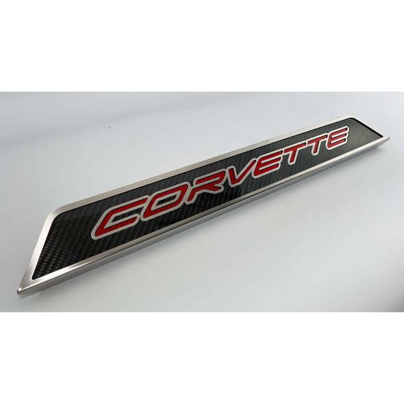 C8 Corvette Stainless Steel Replacement Door Sills - Choice of Color