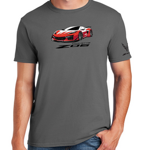 c8-corvette-z06-full-color-car-art-t-shirt