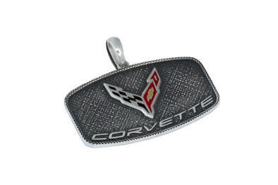 C8 Corvette Sterling Silver Pendant