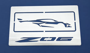 C8 Corvette Z06 Silhouette Wall Hanging