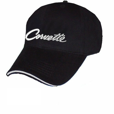 corvette-c1-script-liquid-metal-hat-cap