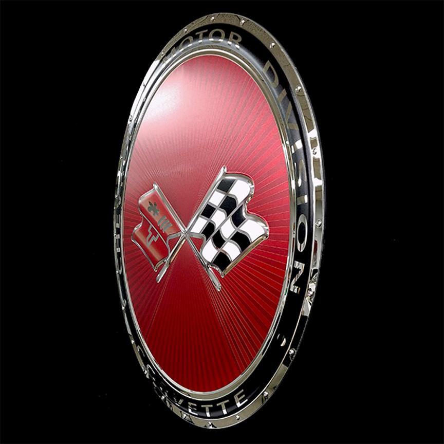 corvette-c3-badge-metal-sign