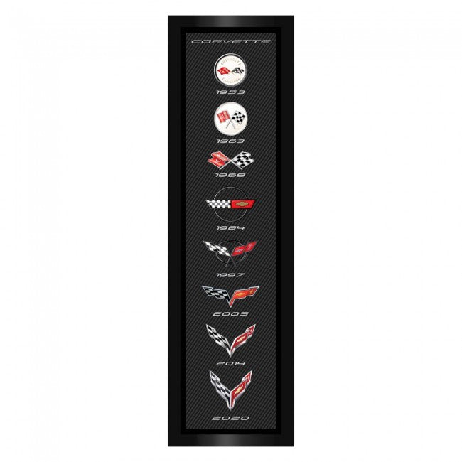 Corvette Next Generation Vertical Canvas Print - [Corvette Store Online]