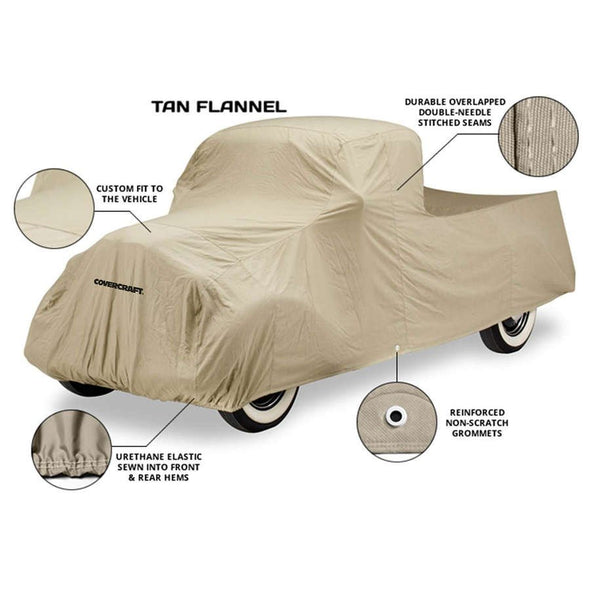 C1 Corvette Covercraft Tan Flannel Indoor Car Cover