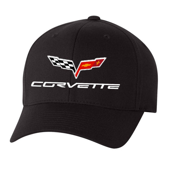 C6 Corvette Black Polo Shirt and Hat Bundle