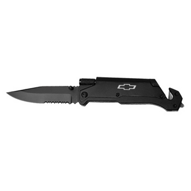 Chevrolet Bowtie Elemental Survival Rescue Pocket Knife