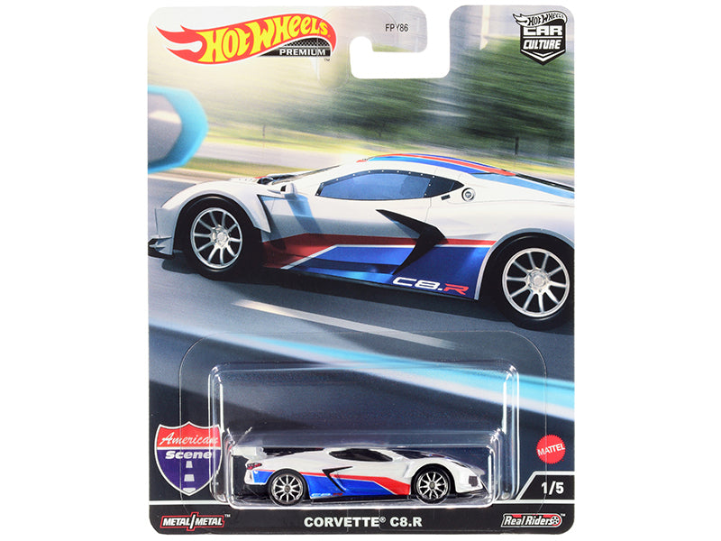 Chevrolet Corvette C8.R "American Scene" Series Diecast Model Car by Hot Wheels