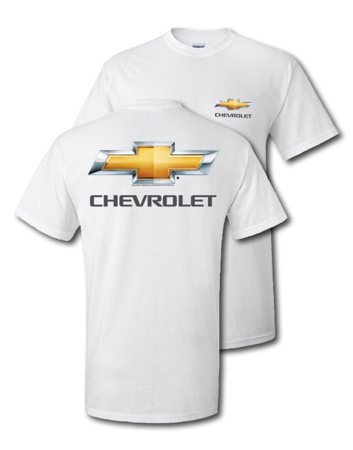 Chevrolet Gold Bowtie White T-Shirt