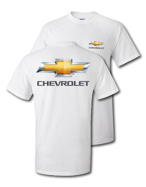 chevrolet-gold-bowtie-white-t-shirt
