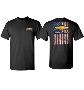 Chevy Bowtie American Flag Men's T-Shirt