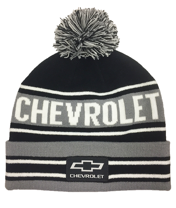 Chevrolet Knit Beanie w/ Pom