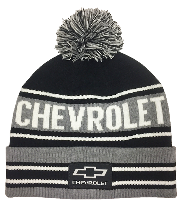 chevrolet-knit-beanie-w-pom