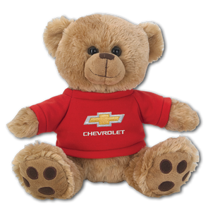 Chevy Bowtie Children's Stuffed Animal Brown Teddy Bear