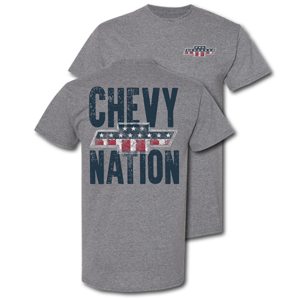 Chevy Nation American Flag Bowtie T Shirt