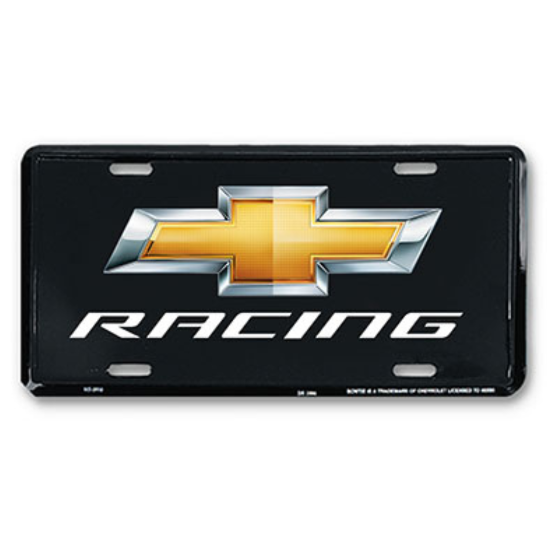 Chevy bowtie license on sale plate