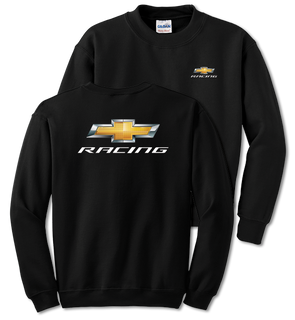 Chevy Racing Gold Bowtie Crewneck Sweatshirt