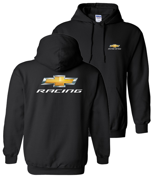 Chevy Racing Gold Bowtie Hooded Sweatshirt / Hoodie