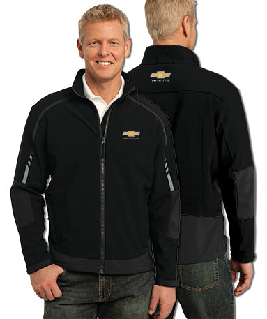 chevy-racing-gold-bowtie-soft-shell-jacket