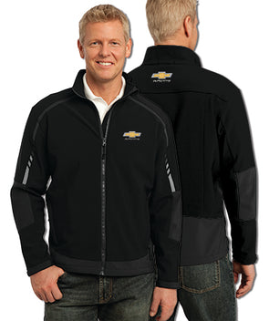 chevy-racing-gold-bowtie-soft-shell-jacket