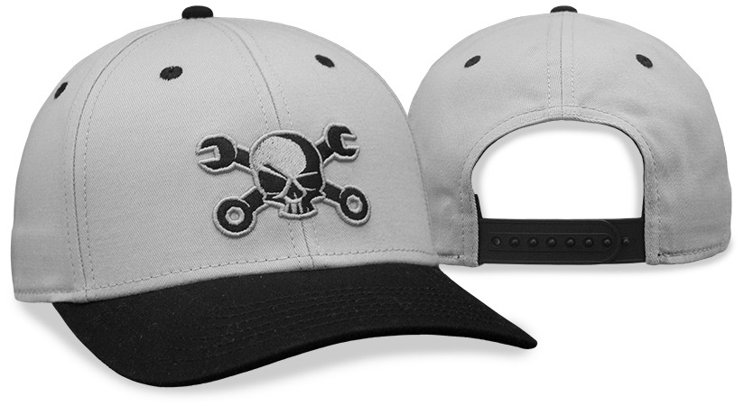 Chevy Racing Mr. Crosswrench Grey Cotton Twill Hat / Cap