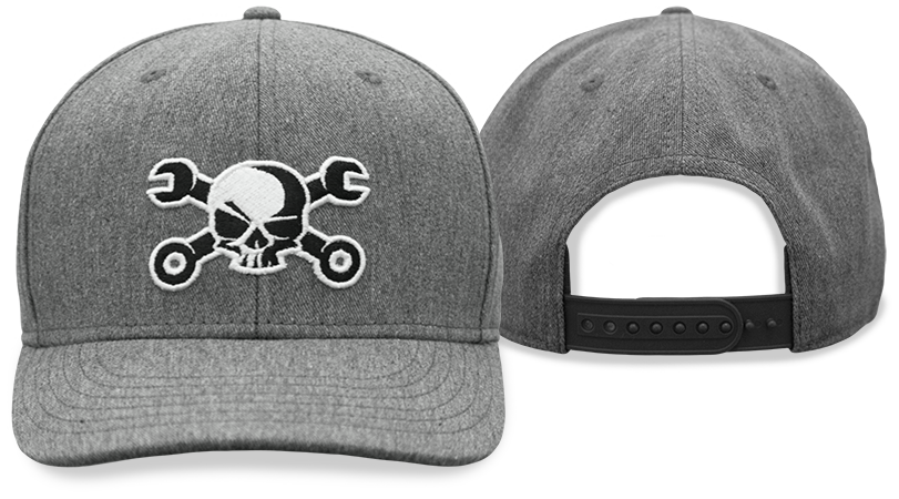 Chevy Racing Mr. Crosswrench Heather Grey Hat / Cap