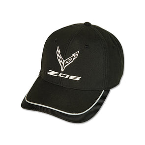 C8 Corvette Z06 Silver Accent Hat / Cap