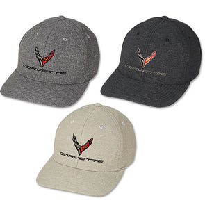 C8 Corvette Premium Heather Flexfit Hat / Cap