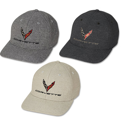 C8 Corvette Premium Heather Flexfit Hat / Cap