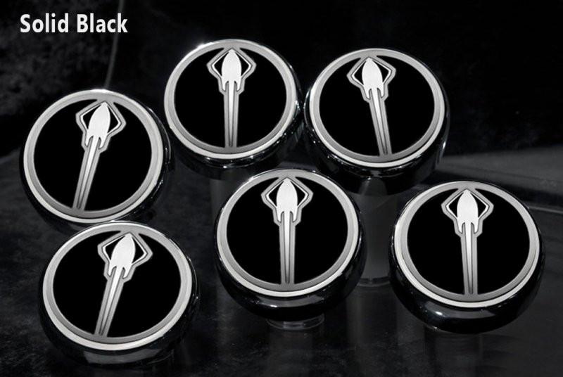 C7/Z06/Z51 Corvette (Manual) Stingray Fluid Cap Cover 6Pc Set | Stingray Emblem - [Corvette Store Online]