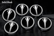 C7/Z06/Z51 Corvette (Manual) Stingray Fluid Cap Cover 6Pc Set | Stingray Emblem - [Corvette Store Online]